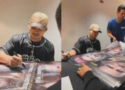Mantap! Momen Bersejarah Jeka Saragih Tanda Tangan Poster UFC 316