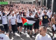 Trend Solidaritas Fans Klub Eropa Bela Palestina di Panggung Liga Champions